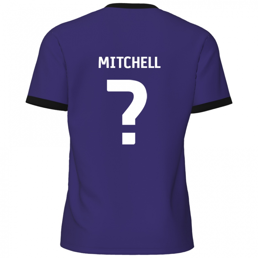 Gyermek Rylee Mitchell #0 Lila Idegenbeli Jersey 2024/25 Mez Póló Ing