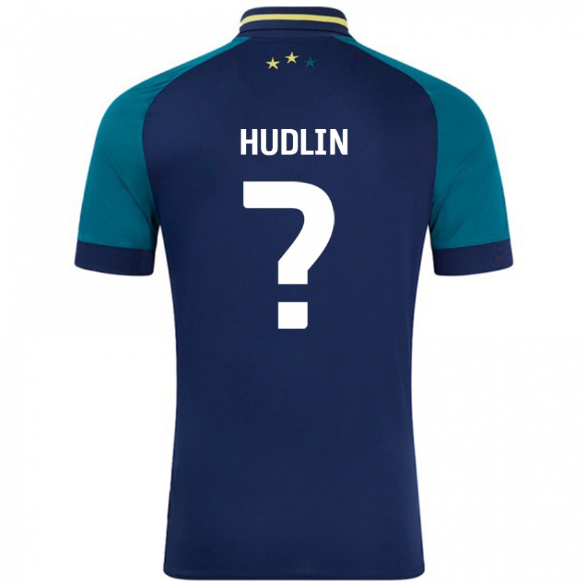 Gyermek Kyle Hudlin #0 Navy Sötétzöld Idegenbeli Jersey 2024/25 Mez Póló Ing