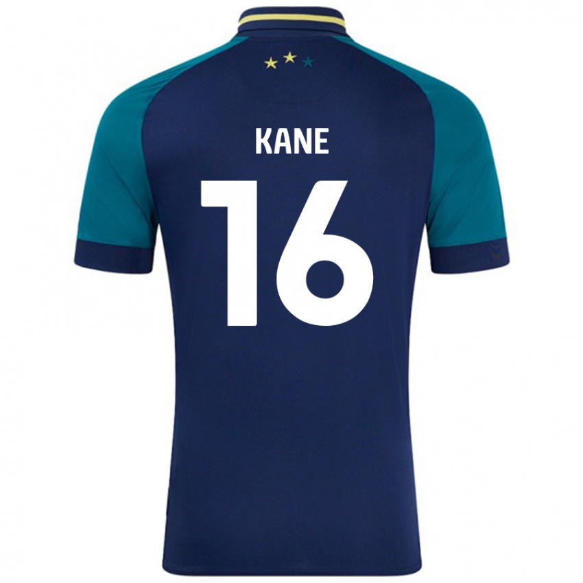 Gyermek Herbie Kane #16 Navy Sötétzöld Idegenbeli Jersey 2024/25 Mez Póló Ing