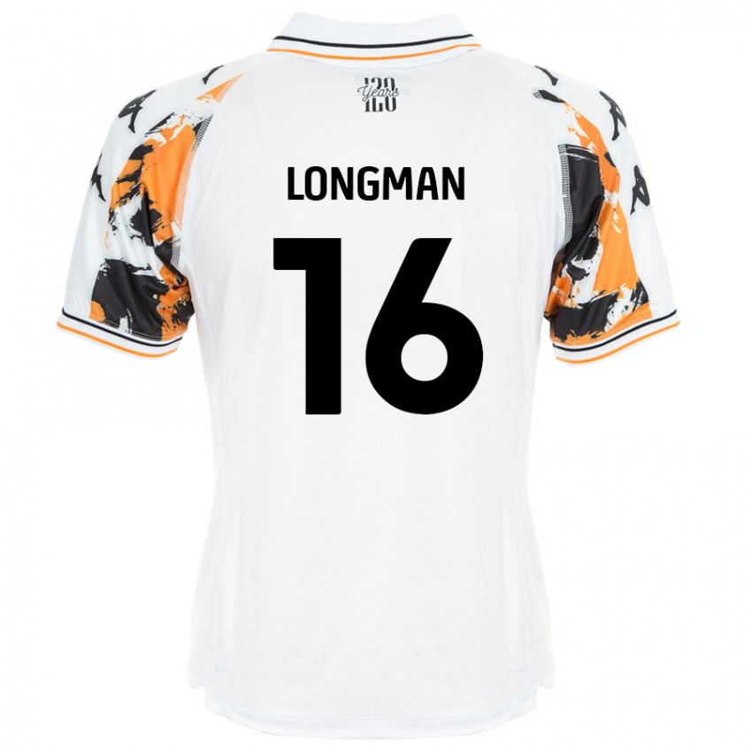 Gyermek Ryan Longman #16 Fehér Idegenbeli Jersey 2024/25 Mez Póló Ing