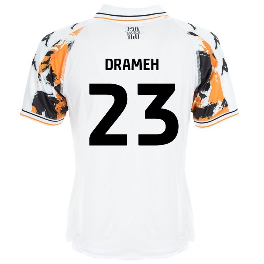 Gyermek Cody Drameh #23 Fehér Idegenbeli Jersey 2024/25 Mez Póló Ing