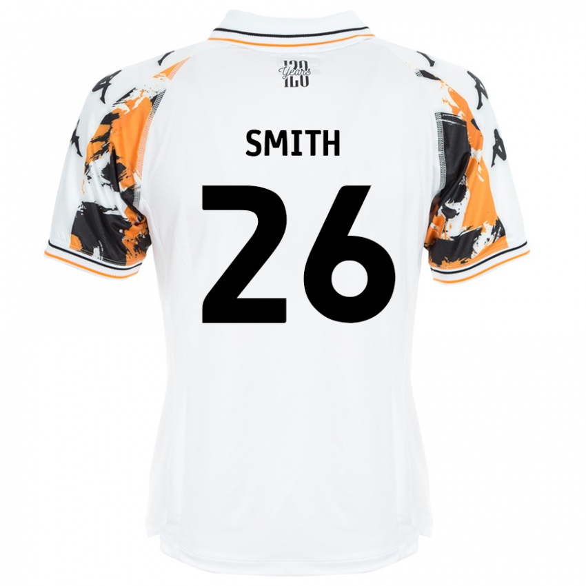 Gyermek Andy Smith #26 Fehér Idegenbeli Jersey 2024/25 Mez Póló Ing