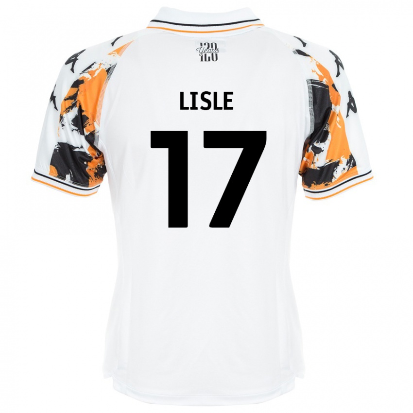 Gyermek Mary Lisle #17 Fehér Idegenbeli Jersey 2024/25 Mez Póló Ing