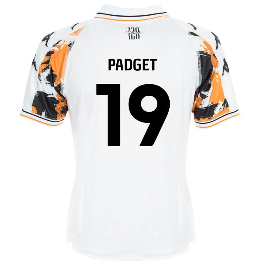 Gyermek Bethany Padget #19 Fehér Idegenbeli Jersey 2024/25 Mez Póló Ing