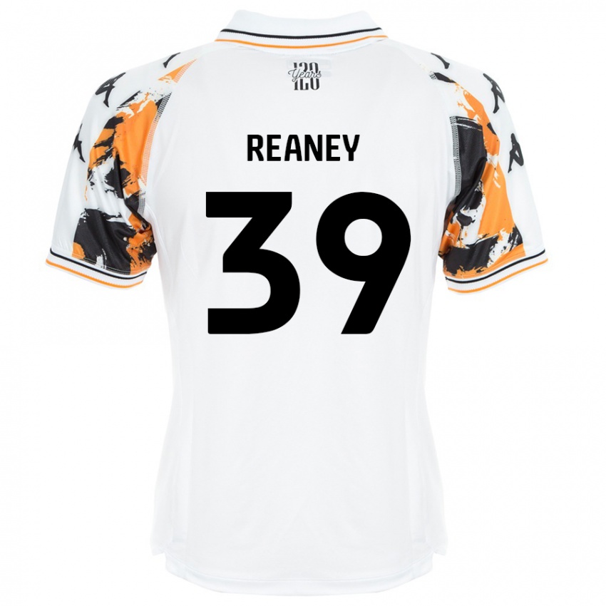 Gyermek Mollie Reaney #39 Fehér Idegenbeli Jersey 2024/25 Mez Póló Ing