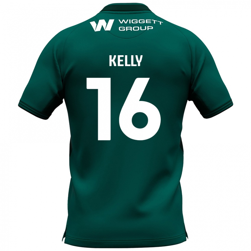 Gyermek Daniel Kelly #16 Zöld Idegenbeli Jersey 2024/25 Mez Póló Ing