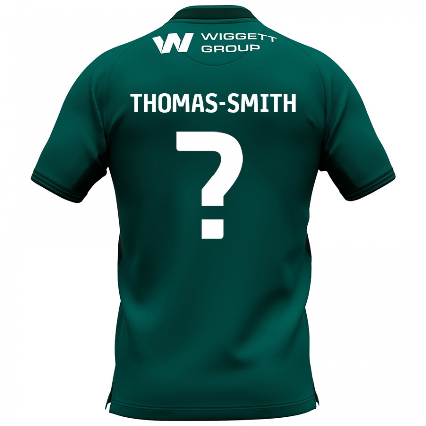 Gyermek Jaydon Thomas-Smith #0 Zöld Idegenbeli Jersey 2024/25 Mez Póló Ing