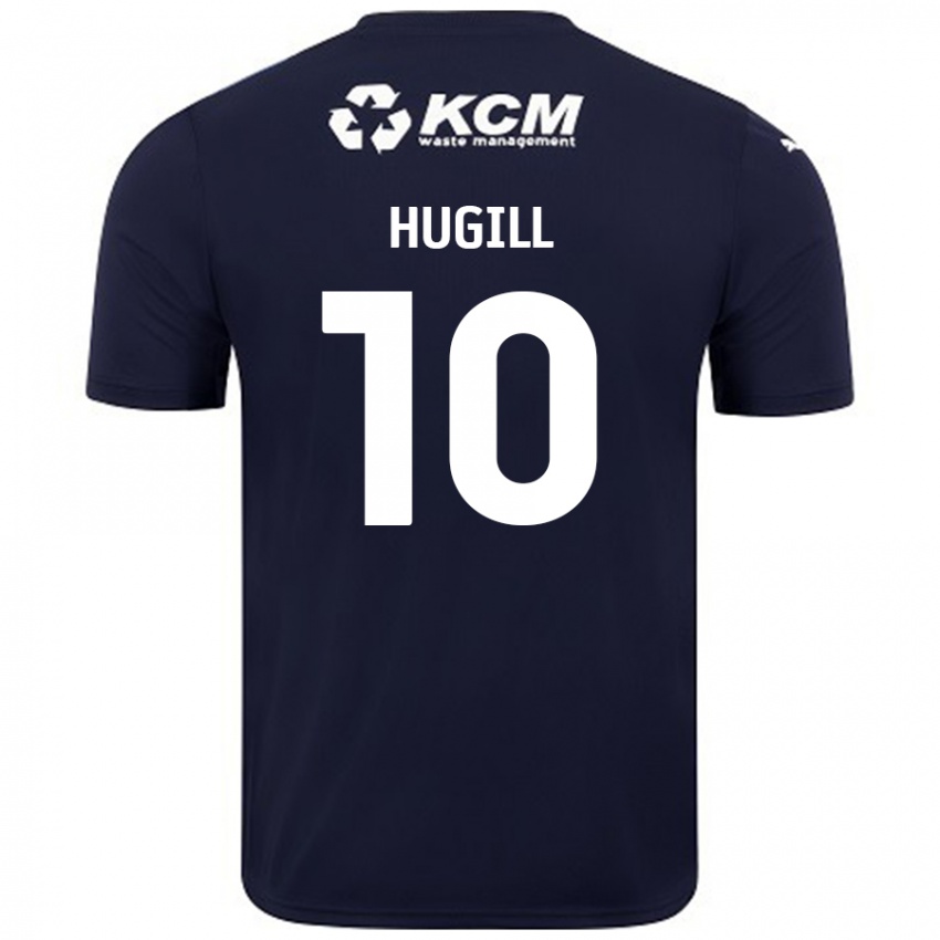 Gyermek Jordan Hugill #10 Sötétkék Idegenbeli Jersey 2024/25 Mez Póló Ing