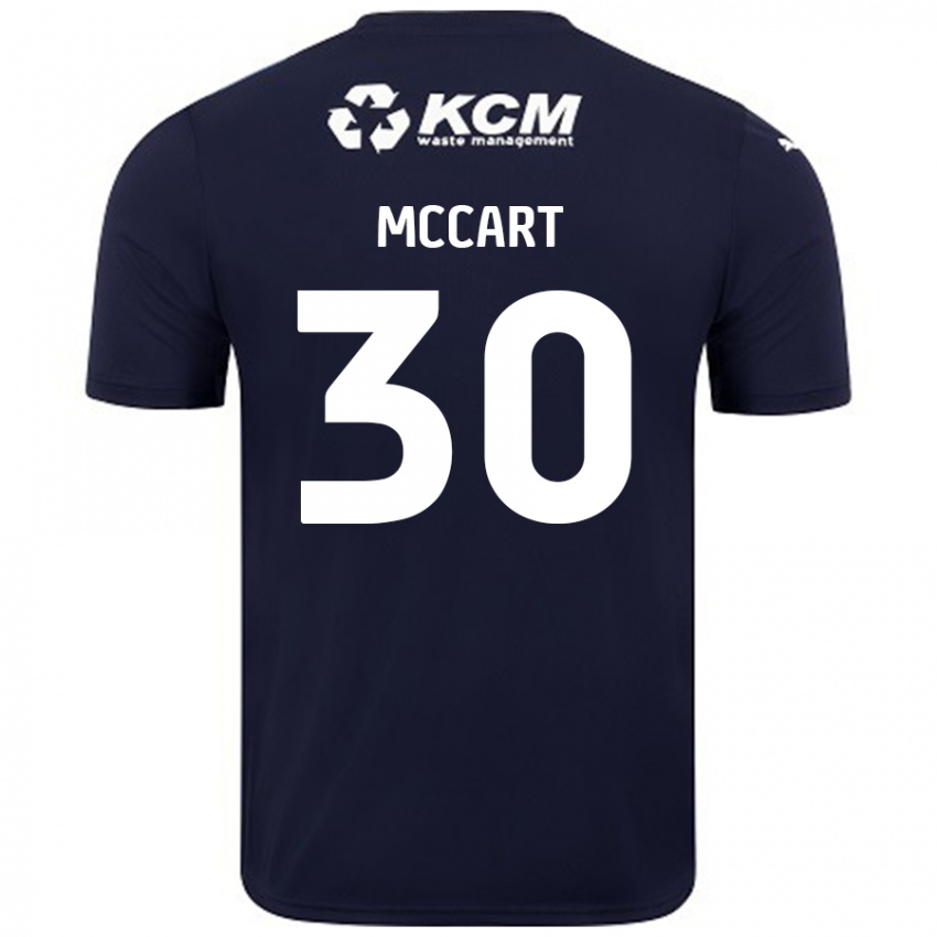 Gyermek Jamie Mccart #30 Sötétkék Idegenbeli Jersey 2024/25 Mez Póló Ing