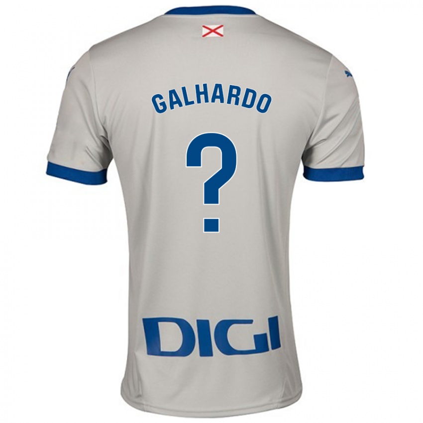 Gyermek Tiago Galhardo #0 Világos Szürke Idegenbeli Jersey 2024/25 Mez Póló Ing