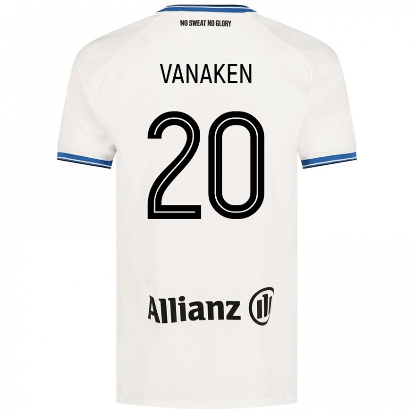 Gyermek Hans Vanaken #20 Fehér Idegenbeli Jersey 2024/25 Mez Póló Ing