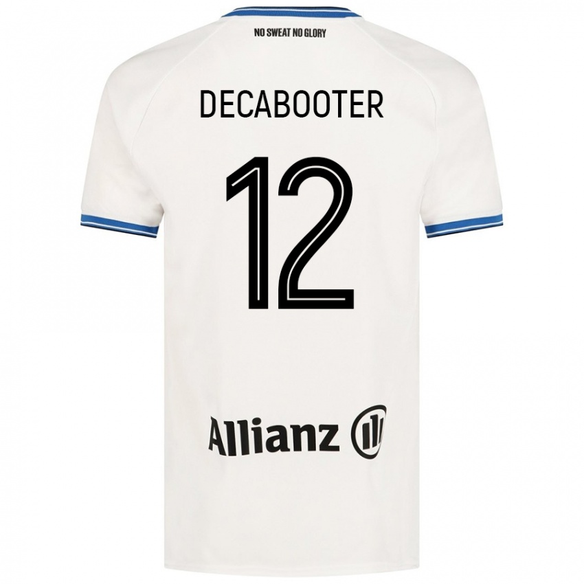 Gyermek Marith Decabooter #12 Fehér Idegenbeli Jersey 2024/25 Mez Póló Ing