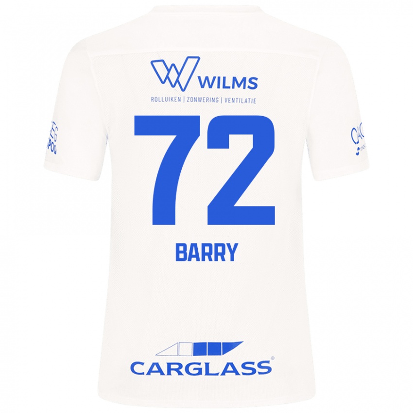 Gyermek Alpha Barry #72 Fehér Idegenbeli Jersey 2024/25 Mez Póló Ing