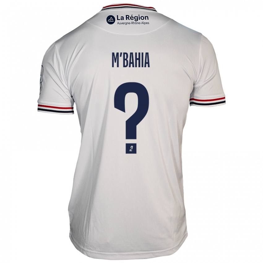 Gyermek Ivan M'bahia #0 Fehér Idegenbeli Jersey 2024/25 Mez Póló Ing