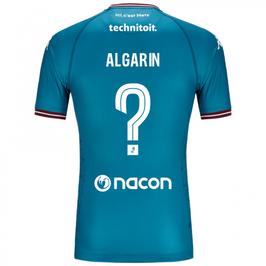 Gyermek Tony Algarin #0 Bleu Benzin Idegenbeli Jersey 2024/25 Mez Póló Ing