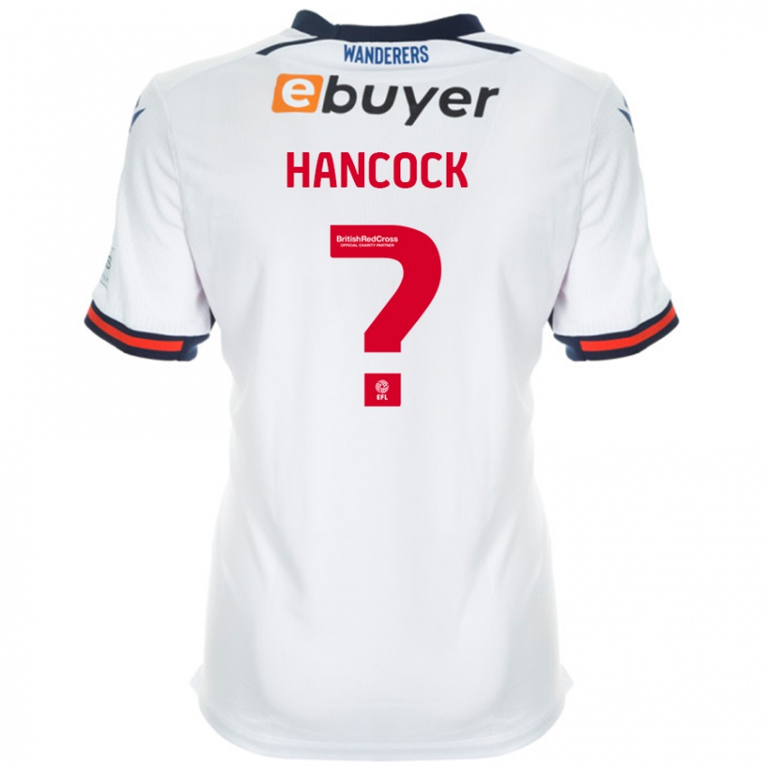 Férfi Leah Hancock #0 Fehér Hazai Jersey 2024/25 Mez Póló Ing