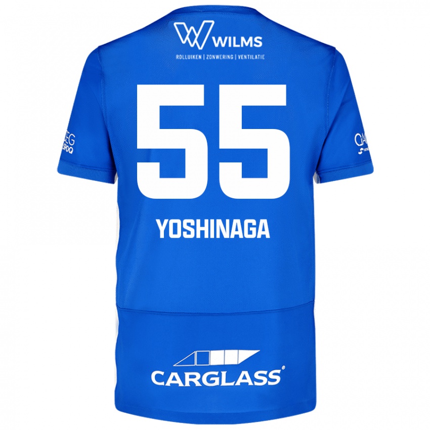 Férfi Yumeki Yoshinaga #55 Kék Hazai Jersey 2024/25 Mez Póló Ing