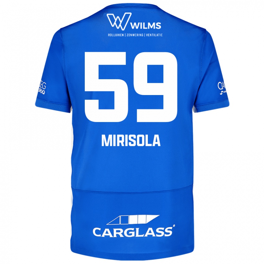 Férfi Robin Mirisola #59 Kék Hazai Jersey 2024/25 Mez Póló Ing