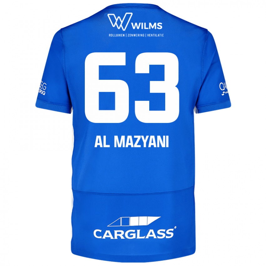 Férfi Faissal Al Mazyani #63 Kék Hazai Jersey 2024/25 Mez Póló Ing