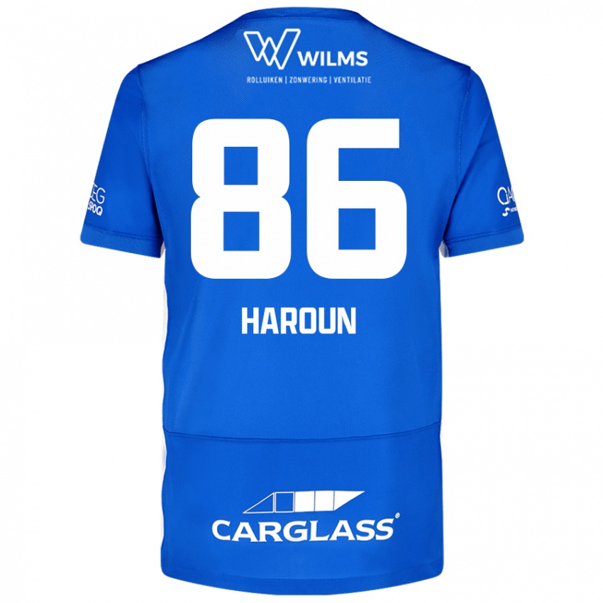 Férfi Kenan Haroun #86 Kék Hazai Jersey 2024/25 Mez Póló Ing