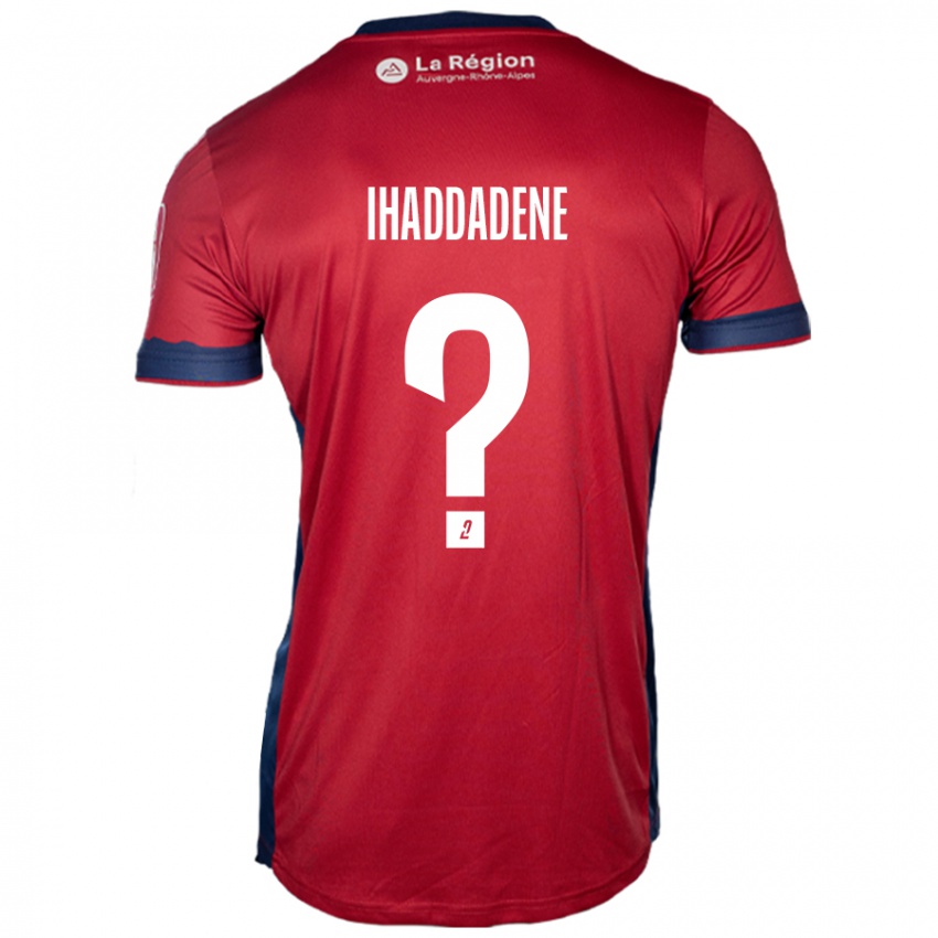 Férfi Ilan Ihaddadene #0 Világos Bordó Hazai Jersey 2024/25 Mez Póló Ing