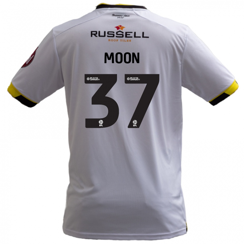 Férfi Jasper Moon #37 Fehér Idegenbeli Jersey 2024/25 Mez Póló Ing