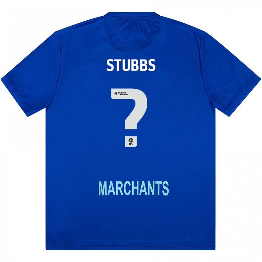 Férfi Sam Stubbs #0 Zöld Idegenbeli Jersey 2024/25 Mez Póló Ing