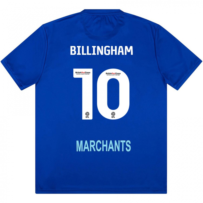 Férfi Lily Billingham #10 Zöld Idegenbeli Jersey 2024/25 Mez Póló Ing