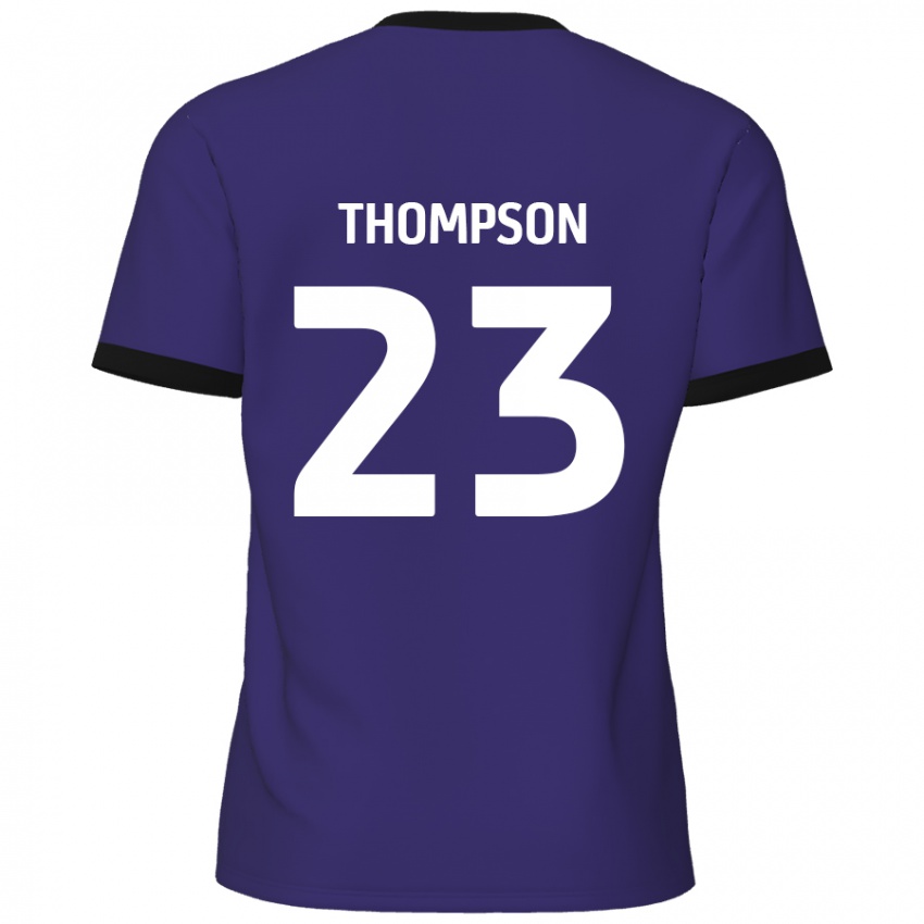 Férfi Louis Thompson #23 Lila Idegenbeli Jersey 2024/25 Mez Póló Ing