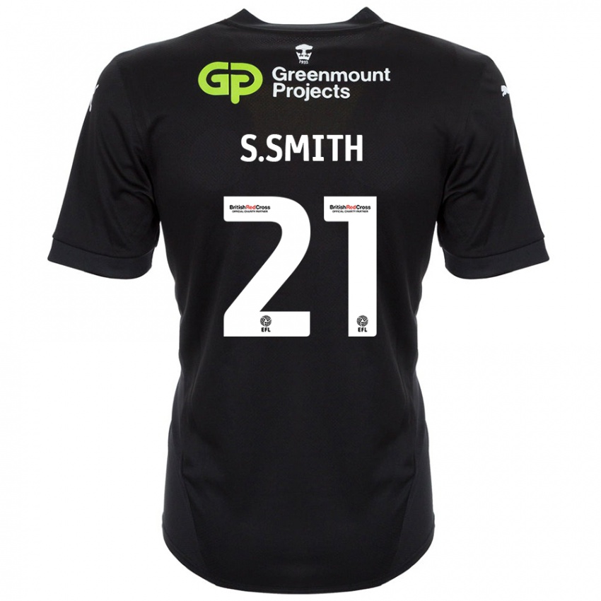 Férfi Scott Smith #21 Fekete Idegenbeli Jersey 2024/25 Mez Póló Ing