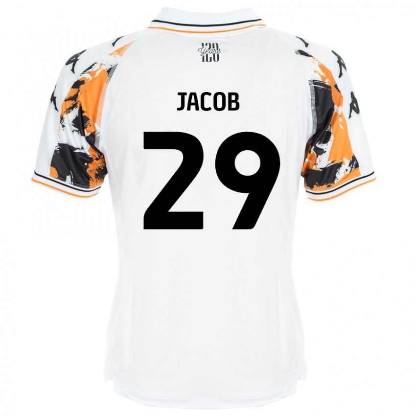 Férfi Matty Jacob #29 Fehér Idegenbeli Jersey 2024/25 Mez Póló Ing