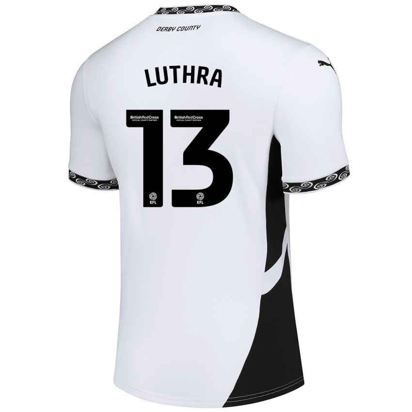 Női Rohan Luthra #13 Fehér Fekete Hazai Jersey 2024/25 Mez Póló Ing