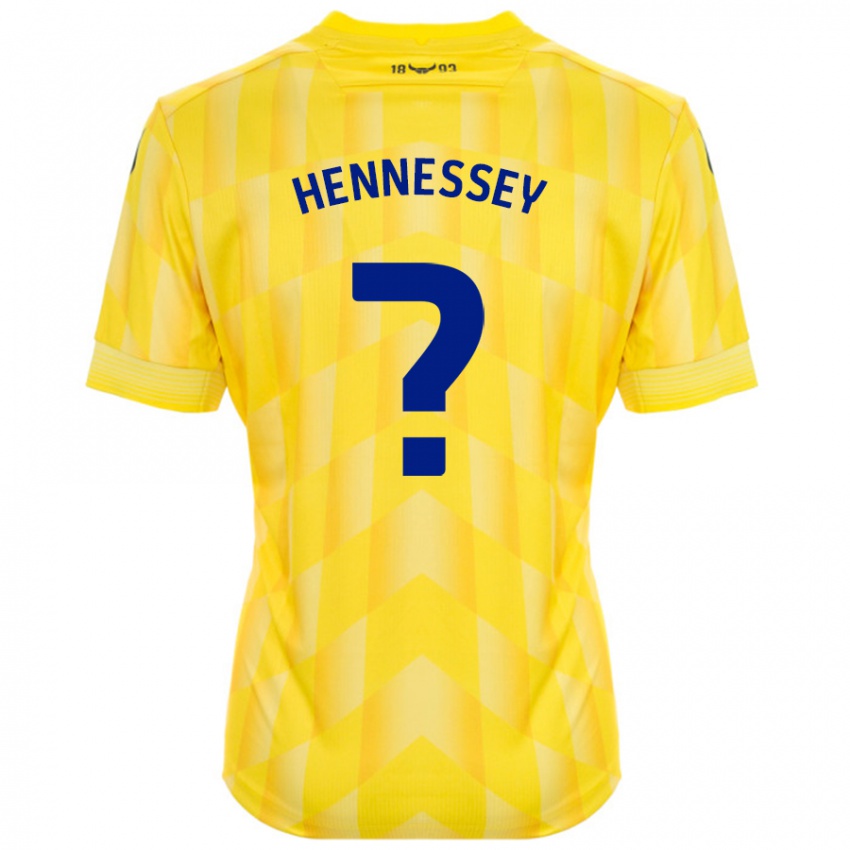 Női Laura Hennessey #0 Sárga Hazai Jersey 2024/25 Mez Póló Ing