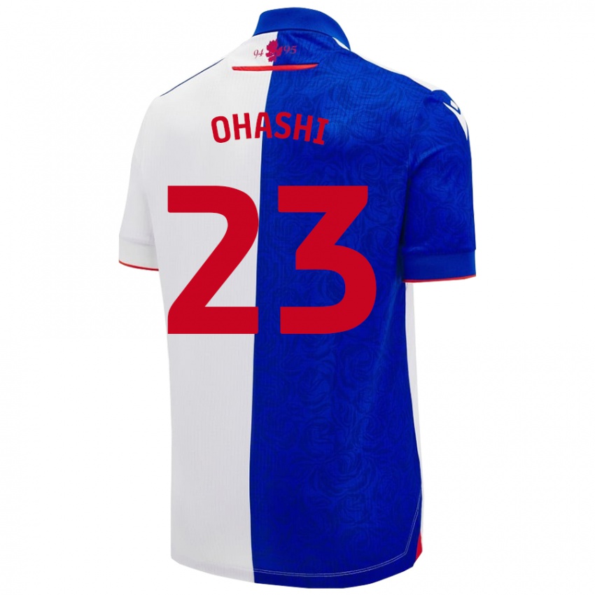 Női Yuki Ohashi #23 Égszínkék Fehér Hazai Jersey 2024/25 Mez Póló Ing