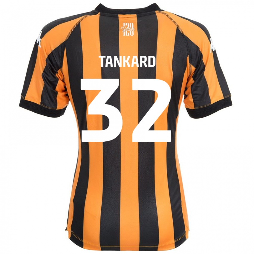 Női Lily Tankard #32 Fekete Borostyán Hazai Jersey 2024/25 Mez Póló Ing