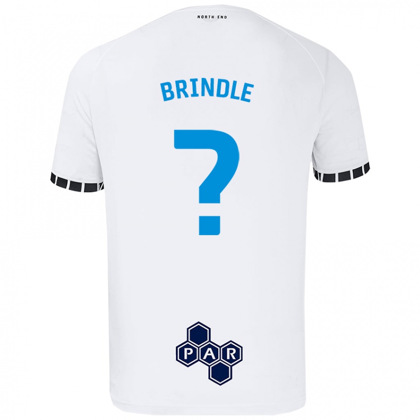 Női Jonny Brindle #0 Fehér Hazai Jersey 2024/25 Mez Póló Ing