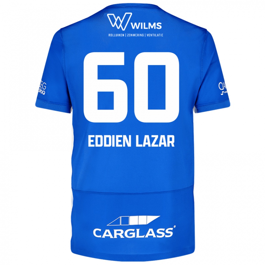 Női Saif Eddien Lazar #60 Kék Hazai Jersey 2024/25 Mez Póló Ing