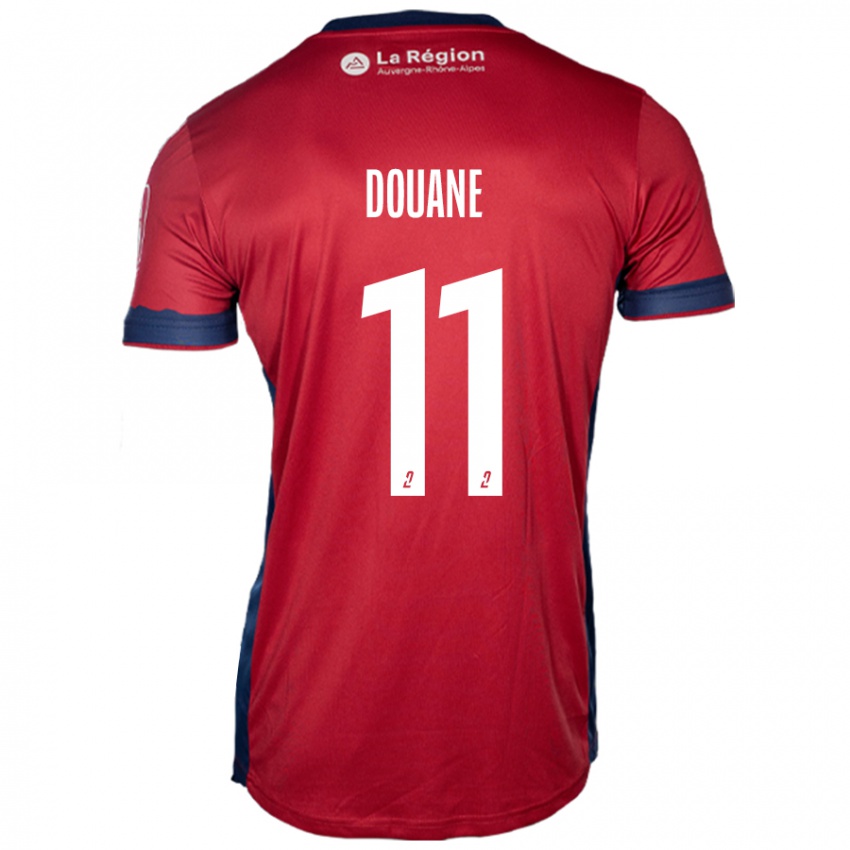 Női Maïdine Douane #11 Világos Bordó Hazai Jersey 2024/25 Mez Póló Ing