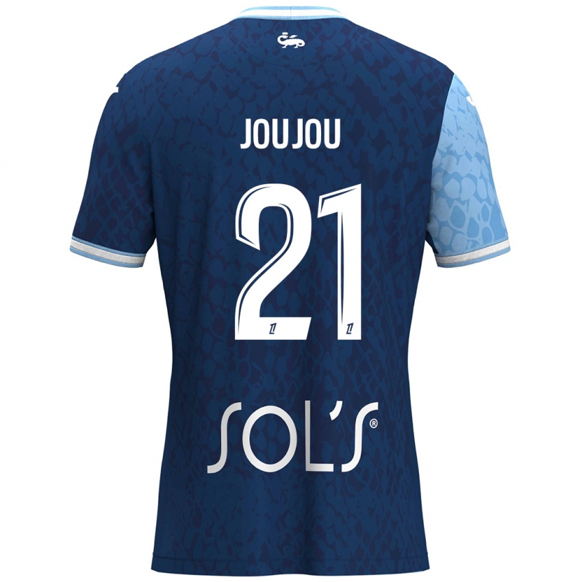 Női Antoine Joujou #21 Égszínkék Sötétkék Hazai Jersey 2024/25 Mez Póló Ing