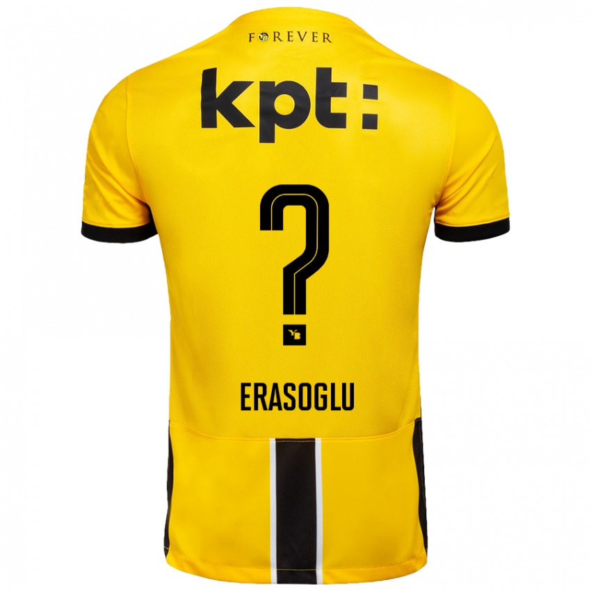 Női Deniz Erasoglu #0 Sárga Fekete Hazai Jersey 2024/25 Mez Póló Ing