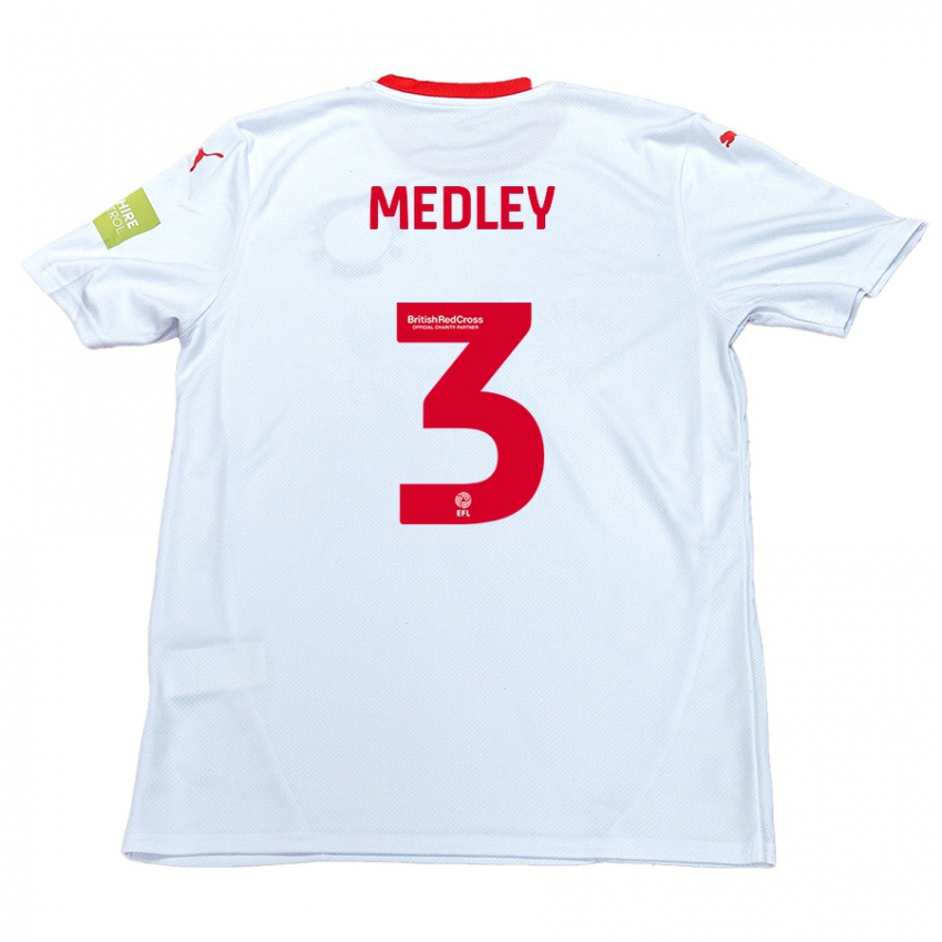 Női Zech Medley #3 Fehér Idegenbeli Jersey 2024/25 Mez Póló Ing