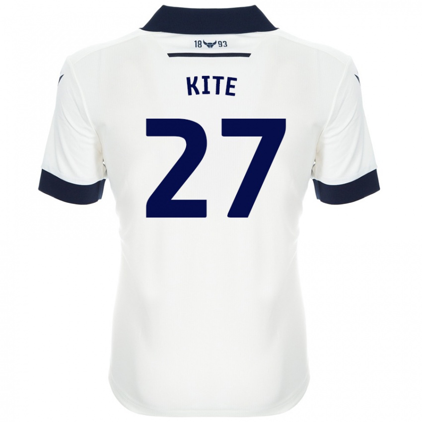 Női Rose Kite #27 Fehér Sötétkék Idegenbeli Jersey 2024/25 Mez Póló Ing