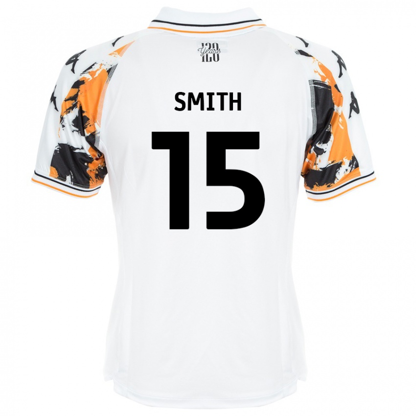 Női Suey Smith #15 Fehér Idegenbeli Jersey 2024/25 Mez Póló Ing