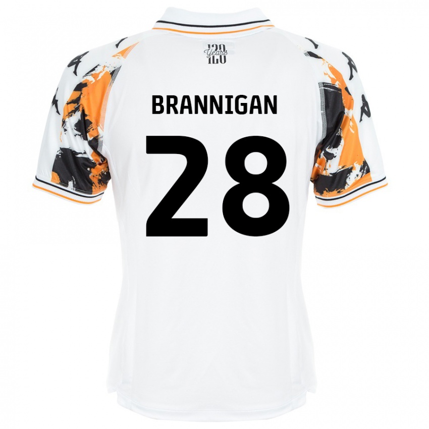 Női Aoife Brannigan #28 Fehér Idegenbeli Jersey 2024/25 Mez Póló Ing