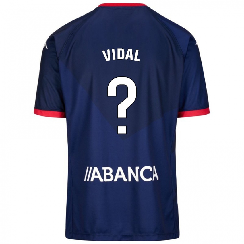 Női Iker Vidal #0 Sötétkék Idegenbeli Jersey 2024/25 Mez Póló Ing