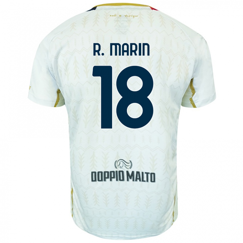 Női Răzvan Marin #18 Fehér Idegenbeli Jersey 2024/25 Mez Póló Ing