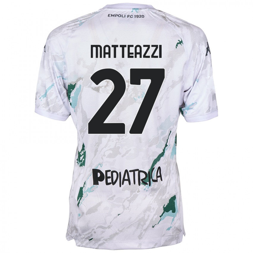 Női Ernesto Matteazzi #27 Szürke Idegenbeli Jersey 2024/25 Mez Póló Ing