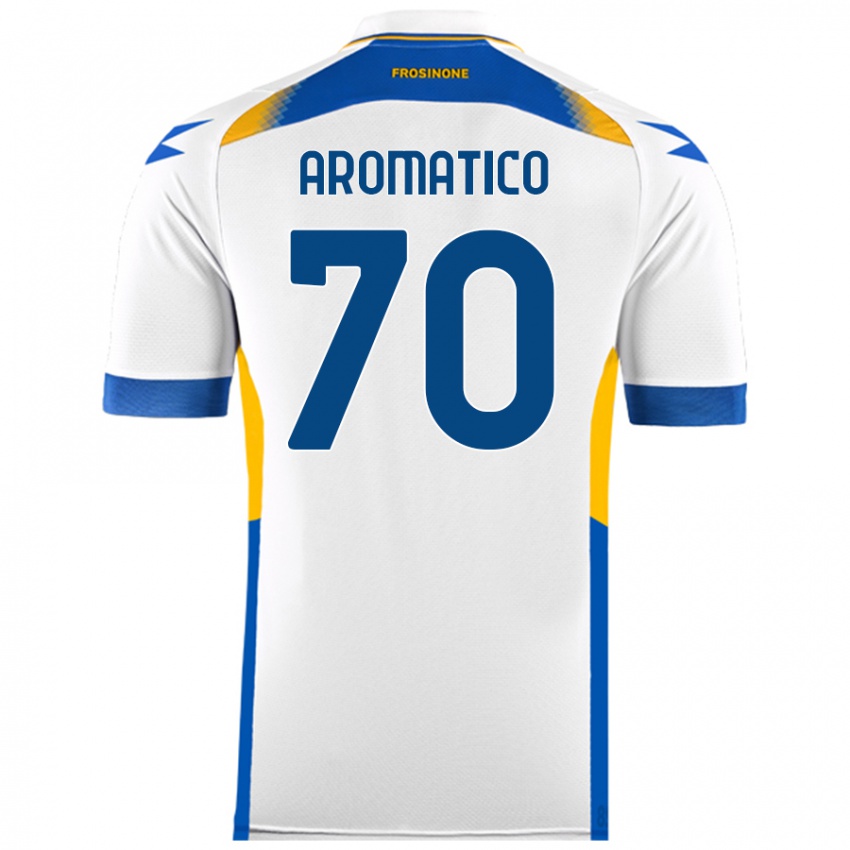 Női Raul Aromatico #70 Fehér Idegenbeli Jersey 2024/25 Mez Póló Ing