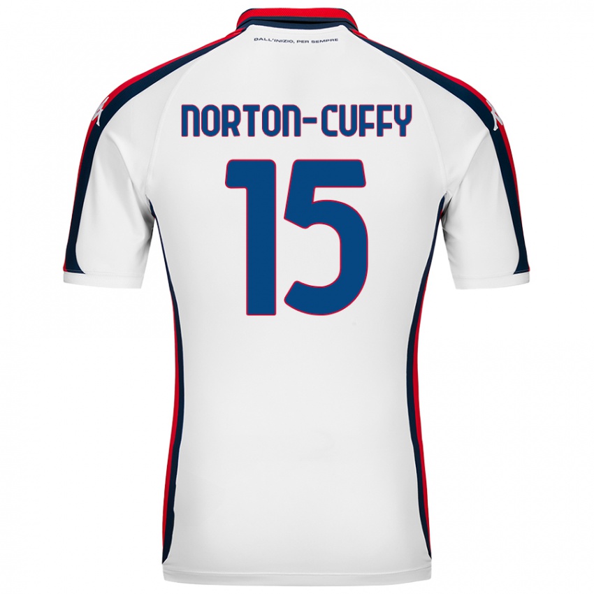 Női Brooke Norton-Cuffy #15 Fehér Idegenbeli Jersey 2024/25 Mez Póló Ing