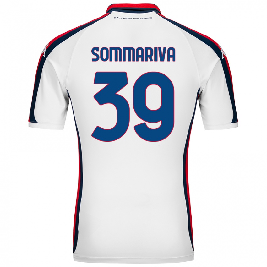 Női Daniele Sommariva #39 Fehér Idegenbeli Jersey 2024/25 Mez Póló Ing